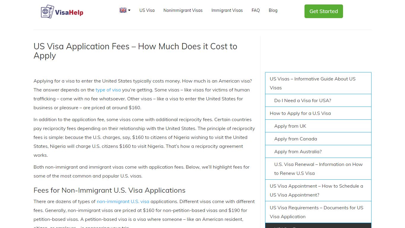 US Visa Application Fees – How Much Does it Cost to Apply